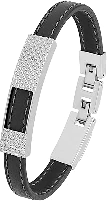 Bracelet cerruti 1881 en argent et cuir noir, taille unique, cuir. DIAYTAR COTE D'IVOIRE est l'une des boutiques en ligne les plus visitées en Côte d'Ivoire, offrant une vaste sélection de produits à des prix compétitifs. Les clients peuvent profiter de la livraison à domicile, des remises exclusives et d'un système de fidélité pour optimiser leurs achats. La boutique est constamment mise à jour avec de nouveaux produits et des offres spéciales.