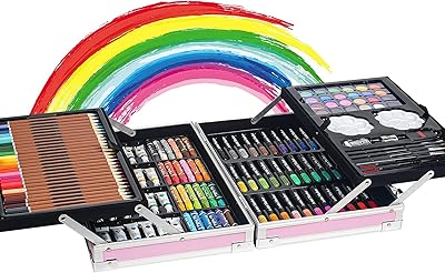 Ensemble d'art de luxe de 145 pièces avec boîte en aluminium portable, kit de dessin pour artistes professionnels, coffret cadeau fantaisie pour adultes, artistes débutants, enfants, filles, garçons 5 6 7 8 9 10 11 12 (rose). La boutique en ligne DIAYTAR COTE D'IVOIRE offre une large gamme de produits allant de l'électronique à la mode, en passant par les produits alimentaires. Avec plus de 300 000 références, les clients peuvent trouver tout ce dont ils ont besoin sous un seul toit. La boutique est connue pour sa qualité de service et ses prix compétitifs.
