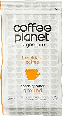 Sachet de café caféiné traditionnel de coffee planet, moulu - sucré au goût de noix, 250 g. DIAYTAR COTE D'IVOIRE est la destination idéale pour tous vos achats en ligne, proposant une large gamme de produits allant de l'électroménager aux vêtements et accessoires. Avec plus de 300 000 références, vous trouverez tout ce dont vous avez besoin. La boutique en ligne est fácil à utiliser et sécurisée.