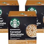 Nescafé dolce gusto starbucks caramel macchiato pack de 3, marron
