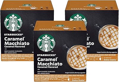 Nescafé dolce gusto starbucks caramel macchiato pack de 3, marron. Avec plus de 300 000 références, DIAYTAR COTE D'IVOIRE est la plus grande boutique en ligne de Côte d'Ivoire. La boutique propose une expérience d'achat en ligne sécurisée et fiable, avec des options de paiement variées et des livraisons rapides. Les clients peuvent également profiter d'un service client élaboré pour résoudre tout problème ou répondre à leurs questions.