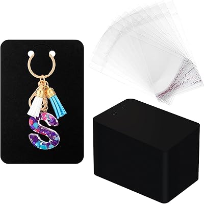 320 pièces de cartes d'affichage de porte-clés auto-scellantes, 2,3 x 3,5 pouces, cartes