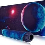 Tapis de souris de jeu étendu antidérapant exco vape xxl avec bords cousus