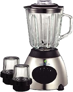 Gratos - mixeur avec 3 bocaux en verre, 1,5 l-gbg5503fc. DIAYTAR COTE D'IVOIRE est une boutique en ligne qui mise sur la qualité et la fiabilité. Les produits proposés sont soigneusement sélectionnés pour satisfaire les besoins des clients ivoiriens. La boutique en ligne propose également un service client de qualité, avec une équipe de support prête à aider les clients en cas de besoin.