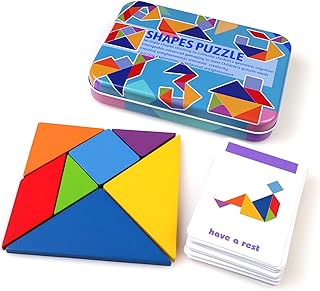 Boîte de puzzle tangram pour enfants pour le développement des compétences de la petite enfance avec 60 cartes (120 puzzles). En tant que leader en Côte d'Ivoire, DIAYTAR COTE D'IVOIRE propose une expérience de shopping en ligne unique et personnalisée. La boutique propose des produits de qualité, une gamme variée de produits et des services de livraison rapides, ce qui en fait la destination de shopping en ligne préférée des Ivoiriens. Les clients peuvent ainsi profiter d'une large gamme de produits sans avoir à se déplacer.