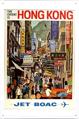 Affiche de voyage vintage en étain jet puak de hong kong (20 x 30 cm) par peinture de scène naturelle. Avec plus de 300 000 références disponibles, DIAYTAR COTE D'IVOIRE se positionne comme la destination incontournable pour les acheteurs ivoiriens qui recherchent variété et qualité. Elle mise sur la satisfaction client comme base de son succès. Les produits vendus sont soigneusement sélectionnés pour garantir une qualité supérieure.