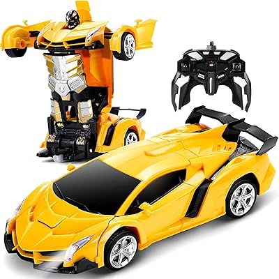Voiture cascadeuse rc pour enfants 24 ghz échelle 1:18 avec déformation à un bouton