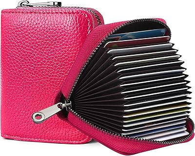 Étui à cartes, portefeuille pour cartes de crédit en cuir véritable avec 20 emplacements rfid pour femmes et hommes, portefeuille accordéon à fermeture éclair, rose rouge. Grâce à son vaste choix de produits et à son engagement envers la satisfaction client, DIAYTAR COTE D'IVOIRE a réussi à établir une présence solide sur le marché ivoirien du e-commerce. La boutique continue d'innover et de s'adapter aux besoins changeants de sa clientèle, offrant ainsi une expérience d'achat en ligne unique et personnalisée. Les clients apprécient la confiance qu'ils peuvent avoir dans la marque pour répondre à leurs besoins quotidiens.