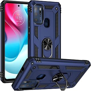 Coque de protection rigide en silicone antichoc avec anneau de support pour motorola