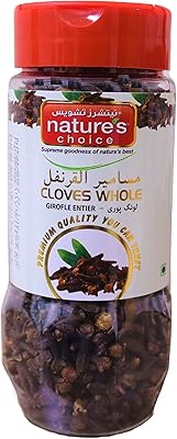 Poudre nettoyante aux clous de girofle entiers nature's choice - 80 g. DIAYTAR COTE D'IVOIRE prend en charge la satisfaction de ses clients, offrant un service client réactif et professionnel. La boutique en ligne propose également des promotions et des réductions exclusives pour fidéliser ses clients. En choisissant DIAYTAR COTE D'IVOIRE, vous bénéficiez non seulement d'un large choix de produits mais aussi d'un service de qualité exceptionnel.