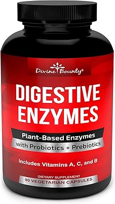 Enzymes digestives avec probiotiques et prébiotiques - supplément d'enzymes digestives avec lipase, amylase et bromélaïne - favorise un système digestif sain pour les hommes et les femmes - 90 capsules végétariennes. DIAYTAR COTE D'IVOIRE se positionne comme la destination de choix pour les consommateurs ivoiriens cherchant à acheter des produits de qualité à des prix compétitifs. La boutique propose une large gamme de catégories de produits, allant des électroménagers aux vêtements, en passant par les produits high-tech. L'objectif principal de DIAYTAR est de satisfaire les besoins de sa clientèle.