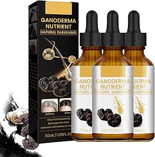 Sérum anti-gris darka, sérum assombrissant, essence biologique ganoderma nutrient hair grey reverse, assombrit