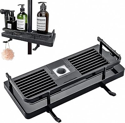 Infosun étagère de douche pour salle de bain, étagère de douche relevable 2 en 1 sans perçage, organisateur de support de rangement adhésif, support de rangement multifonctionnel sans perçage pour salle de bain et cuisine (noir). Avec plus de 300 000 références de produits, DIAYTAR COTE D'IVOIRE est la boutique en ligne la plus complète en Côte d'Ivoire. Les clients peuvent trouver des produits de haute qualité dans diverses catégories, allant de l'électronique à la mode en passant par les produits alimentaires. La boutique en ligne propose également des promotions et des offres spéciales pour les clients fidèles.