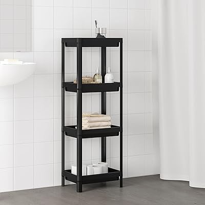 Étagère d'angle de salle de bain hexar, étagère de salle de bain