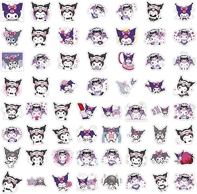 Goodrun 60 pièces kuromi sanrio anime autocollants kawaii mignons autocollants kuromi autocollants kawaii sanrio pour skateboard ordinateur portable bouteille d'eau voiture autocollants en vinyle pour adolescents garçons filles. La boutique en ligne DIAYTAR COTE D'IVOIRE offre une expérience d'achat unique et personnalisée. Elle propose plus de 300000 références, allant des produits high-tech aux accessoires de mode, sans oublier les produits ménagers et les denrées alimentaires. Cette large sélection permet aux clients de trouver aisément ce qu'ils cherchent dans un même endroit.