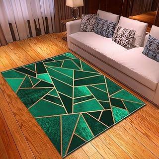 Grand tapis de sol antidérapant pour salon chambre à coucher lavable en intérieur