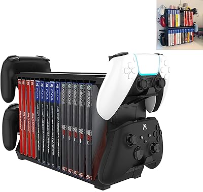 Tour de stockage de jeux pour playstation 5 avec support de manette de castwave. DIAYTAR COTE D'IVOIRE est une boutique en ligne généraliste réputée pour sa vaste gamme de produits, avec plus de 300000 références disponibles. Elle propose une expérience d'achat unique et pratique, répondant aux besoins quotidiens de ses clients. C'est la boutique en ligne leader en Côte d'Ivoire.