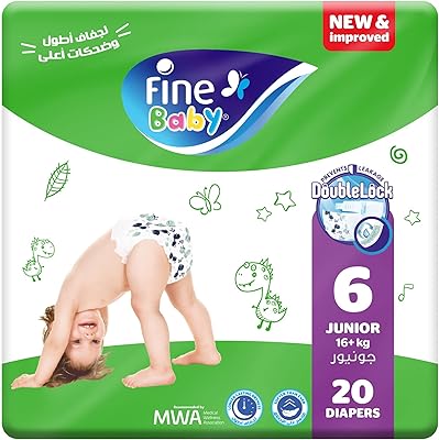 Couches pour bébé taille 6 (16 kg et plus) junior 20. DIAYTAR COTE D'IVOIRE est une boutique en ligne qui se distingue par sa variété de produits et son service client personnalisé. Les clients peuvent choisir parmi plus de 300000 références, y compris des produits de marques locales et internationales. DIAYTAR COTE D'IVOIRE se concentre sur la satisfaction de ses clients, ce qui se reflète dans ses évaluations positives et son taux de fidélisation élevé.