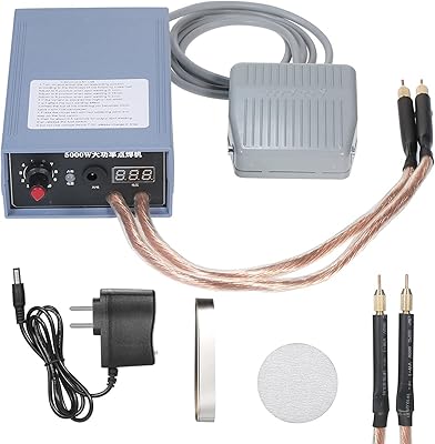 Amicitools 5000w mini machine à souder par points, kit de soudage par points portable pour souder une batterie 18650/21650, bande de nickel de 0,15 mm avec interrupteur au pied. En tant que boutique en ligne leader en Côte d'Ivoire, DIAYTAR COTE D'IVOIRE a mis en place des systèmes de paiement sécurisés et des options de livraison fiables pour garantir une expérience d'achat en ligne sans souci à ses clients. Avec une équipe dédiée à la satisfaction client, la boutique est constamment à la recherche de moyens pour améliorer ses services et proposer des produits de qualité à des prix compétitifs.