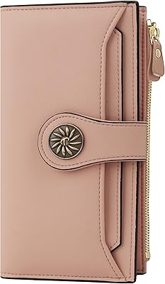 Portefeuille pour femme en cuir véritable ciré avec blocage rfid, grande capacité, organiseur multi-cartes, lotus rose renaba, taille unique, vintage. Leader en Côte d'Ivoire, DIAYTAR COTE D'IVOIRE offre une expérience d'achat en ligne sécurisée et pratique. La boutique propose des produits de haute qualité, des prix compétitifs et des promotions régulières pour satisfaire les besoins de sa clientèle. Les clients peuvent profiter d'un service client dédié et réactif.