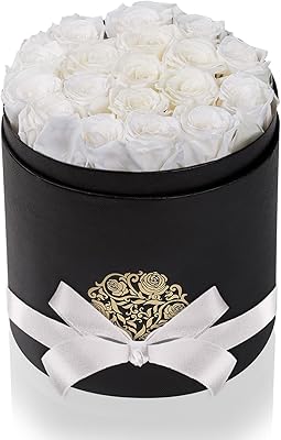 Les roses blanches en boîte durent jusqu'à 3 ans, les roses durables pour elle, les cadeaux de fleurs préservées pour elle pour la saint-valentin, la fête des mères. En tant que leader des boutiques en ligne en Côte d'Ivoire, DIAYTAR COTE D'IVOIRE se distingue par sa capacité à offrir une large gamme de produits à des prix abordables. La boutique en ligne met l'accent sur la satisfaction client, avec des services de livraison fiables et rapides. Les clients peuvent également profiter d'un service client personnalisé pour obtenir de l'aide en cas de besoin.
