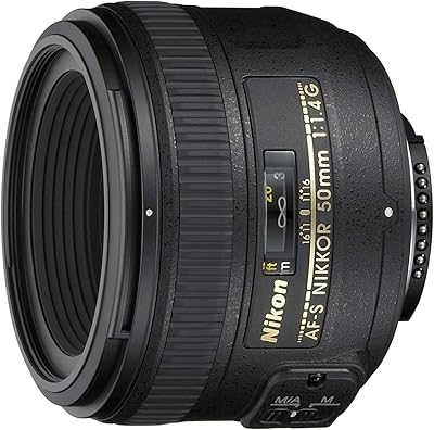 Objectif interchangeable nikon nikkor 50 mm 1,4g pour appareil photo nikon - 2180