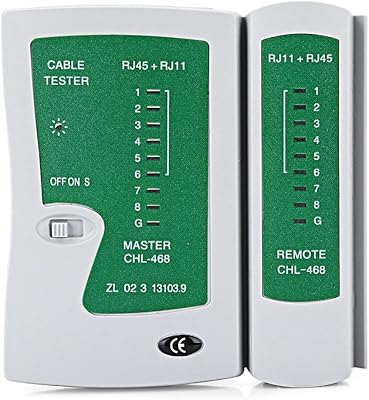 Outil de test de câbles réseau ethernet courbe d rj45 cat5e cat6 ethernet rj11 rj12. DIAYTAR COTE D'IVOIRE est la destination de choix pour les consommateurs ivoiriens qui cherchent à acheter des produits en ligne. La boutique en ligne généraliste propose plus de 300 000 références de produits de haute qualité à des prix abordables. Les clients peuvent profiter d'une expérience d'achat en ligne sécurisée et pratique, ainsi que d'une livraison rapide et fiable sur le site de DIAYTAR COTE D'IVOIRE.