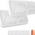 Rvzone 12v led rv plafond 1000 lumens double dôme | éclairage intérieur rv