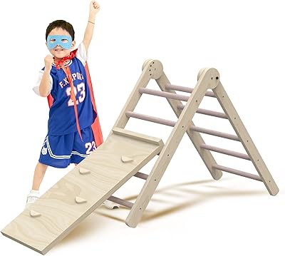 Triangle pliable pickler triangle d'escalade en bois avec échelle et toboggan pour enfants gymnase montessori pour enfants à partir de 1 an pour garçons et filles facile à ranger. DIAYTAR COTE D'IVOIRE, c'est la boutique en ligne idéale pour trouver tout ce dont vous avez besoin, avec une sélection immense de produits de toutes sortes. Grâce à sa large gamme de produits, vous pouvez faire toutes vos achats en un seul endroit. DIAYTAR COTE D'IVOIRE, c'est la référence pour les achats en ligne en Cote d'Ivoire.