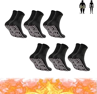 Chaussettes modelantes auto-chauffantes à tourmaline d'acupression, chaussettes de santé amincissantes à tourmaline, chaussettes d'hyperthermie veineuse, chaussettes de thérapie à tourmaline de sapin uregon (noir). Avec plus de 300 000 références de produits, DIAYTAR COTE D'IVOIRE est la place de marché en ligne la plus fournie en Côte d'Ivoire. Elle propose une expérience d'achat unique, alliant convivialité, sécurité et rapidité. La boutique en ligne s'engage à offrir à ses clients les meilleurs produits et les meilleurs services, faisant ainsi de l'achat en ligne une expérience agréable et sans contrainte.