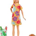 Ensemble de jeu de noël perdu barbie et chelsea avec poupée stacey