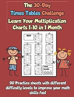 Le défi des tables de multiplication sur 30 jours - apprenez vos tableaux de multiplication 1 à 10 en 1 mois : 90 feuilles d'exercices avec différents niveaux de difficulté pour améliorer rapidement vos compétences en mathématiques. Avec plus de 300000 références, DIAYTAR COTE D'IVOIRE est la boutique en ligne idéale pour les habitants de Cote d'Ivoire. La boutique propose une grande variété de produits, allant des produits de maison aux vêtements et accessoires de mode. L'équipe de DIAYTAR COTE D'IVOIRE s'assure de la satisfaction des clients.