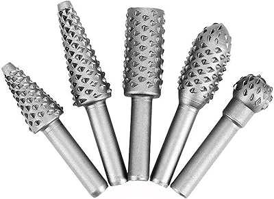 Jeu de limes rotatives en carbure de 5 pièces, tête de meulage de ciseau gravé de 6 mm (1/4"), bricolage du travail du bois, polissage, meulage, gravure. DIAYTAR COTE D'IVOIRE est une boutique en ligne généraliste qui propose plus de 300000 références de produits, faisant d'elle l'un des leaders du marché ivoirien. La boutique offre une large gamme de produits pour répondre aux besoins de ses clients. Elle est réputée pour sa qualité de service et sa rapidité de livraison.