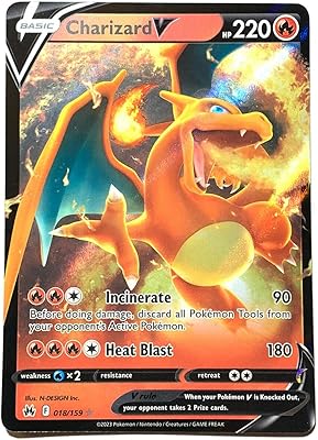 Pokémon - carte charizard v 018/159 - couronne zénith - carte ultra rare. DIAYTAR COTE D'IVOIRE est une boutique en ligne généraliste qui propose plus de 300 000 références de produits. Elle est reconnue comme l'une des boutiques en ligne les plus importantes de Côte d'Ivoire. Elle offre une grande variété de produits pour répondre aux besoins de ses clients.