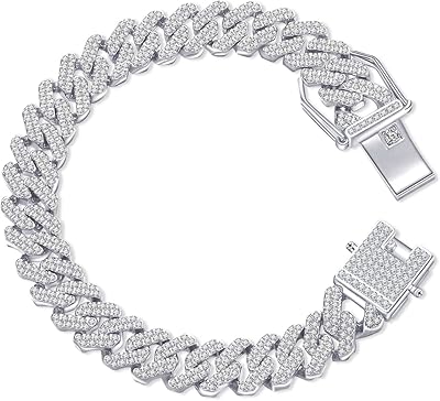 Bracelet à maillons cubains miami pour hommes, chaîne cubaine à griffes en diamant de 12 mm, bijou hip hop de 8 pouces avec boîte cadeau. Avec plus de 300 000 références disponibles, DIAYTAR COTE D'IVOIRE est la destination idéale pour les individus à la recherche d'une grande variété de produits en ligne. Cette boutique en ligne généraliste offre une expérience d'achat pratique, sécurisée et personnalisée. Elle constitue ainsi la référence pour les achats en ligne dans toute la Côte d'Ivoire.