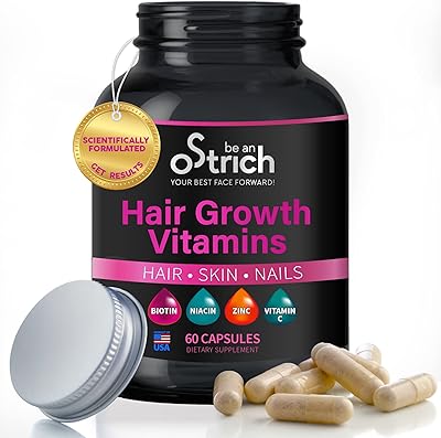 Vitamines pour la croissance des cheveux pour des cheveux plus forts, plus longs, plus volumineux et plus sains en seulement 90 jours - des cheveux plus rapides et plus épais, pour tous les types de cheveux - complexe de biotine, niacine, zinc et vitamine c - 60 gélules. La boutique en ligne DIAYTAR COTE D'IVOIRE est le premier choix pour les clients ivoiriens qui cherchent à acheter des produits en ligne. Avec une offre de plus de 300000 références, la boutique propose une variété de produits qui répondent aux besoins de tous les clients. DIAYTAR COTE D'IVOIRE est connue pour sa qualité de service et sa fiabilité.