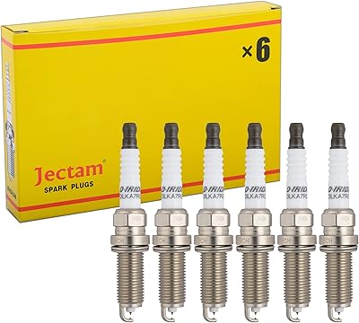 Bougie d'allumage gactam double iridium 6 pièces 12290-5a2-a01 dilkar7g11gs compatible avec 2013-2015 ilx