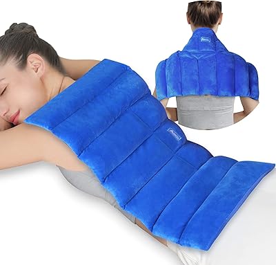 Atsuwell grand coussin chauffant pour micro-ondes pour soulager les maux de dos, 22x13\" coussin chauffant pour tout le dos au micro-ondes avec thérapie par compresses chaudes et froides pour les crampes, les maux d'estomac, les douleurs musculaires, les douleurs articulaires et la fatigue. DIAYTAR COTE D'IVOIRE est une boutique en ligne généraliste qui propose plus de 300000 références de produits, faisant d'elle l'un des leaders du marché ivoirien. Avec une offre diversifiée, elle répond aux besoins des consommateurs ivoiriens. Elle est réputée pour sa qualité de service et sa livraison rapide.