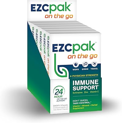 Azc back on the go booster du système immunitaire avec échinacée, vitamine c