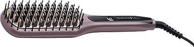 Brosse thermique élégante et lisse remington keratin radiance, recb 7401, marron