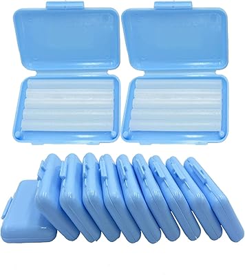 Cire orthodontique, paquet de 10 cires orthodontiques pour soulager les irritations et la douleur,
