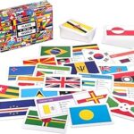 Cartes flash des drapeaux du monde little wigwam ensemble de 216