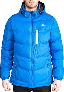 Veste matelassée blustery trespass pour hommes - bleu électrique, moyen