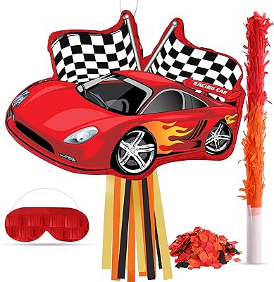 Fournitures de pinata de voiture de course de voitures de course, fournitures de décoration de pinata de fête de course avec confettis de chauve-souris bandés 16,6 "x 12,4" x 3,3 ", lot de pinata de voiture de course pour enfants, garçons, fans de course, fournitures de jeu de fête d'anniversaire. DIAYTAR COTE D'IVOIRE se distingue par sa sélection immense de produits, allant des éléments de mode aux équipements pour la maison, en passant par les produits électroniques et bien plus encore. Cette boutique en ligne propose des promotions régulières et des offres spéciales pour rendre l'expérience d'achat encore plus attrayante. Les clients peuvent ainsi profiter de prix compétitifs et de services de livraison efficaces.