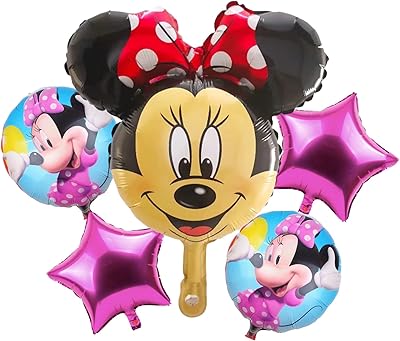 Highland 5pcs ballons minnie mouse pour décorations de fête minnie mouse - décorations d'anniversaire minnie mouse - décoration de fête d'anniversaire minnie mouse. DIAYTAR COTE D'IVOIRE propose une expérience d'achat en ligne unique et personnalisée, avec des prix compétitifs et des promotions régulières. La boutique en ligne met à disposition de ses clients une équipe de service client dédiée et des options de livraison rapides. Elle est donc la référence pour les achats en ligne en Côte d'Ivoire.
