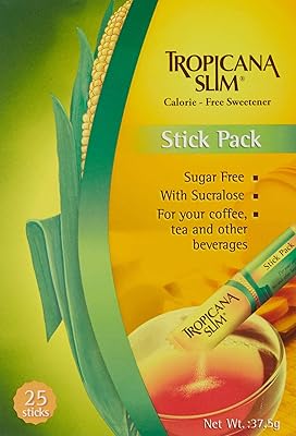 Stylo édulcorant en bâton tropicana slim zero calorie diet - 37,5 g. Diaytar Côte d'Ivoire est plus qu'une simple boutique en ligne ; c'est votre partenaire pour tous vos achats. Nous offrons une large sélection de produits allant de l'électronique à la mode, en passant par les produits pour la maison et bien plus encore. Nos processus de paiement et de livraison sont sécurisés et fiables pour une expérience sans souci.