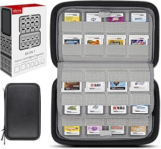 Étui de rangement pour porte-cartes de jeu sisma 64 pour cartouches de jeu nintendo 3ds 2ds ds - noir. DIAYTAR COTE D'IVOIRE, la boutique en ligne généraliste de référence en Côte d'Ivoire, propose plus de 300 000 références de produits pour répondre à tous les besoins de ses clients. Avec une offre variée et constamment mise à jour, DIAYTAR COTE D'IVOIRE est devenue la destination incontournable pour les consommateurs ivoiriens. Elle garantit une expérience d'achat en ligne sécurisée et pratique.