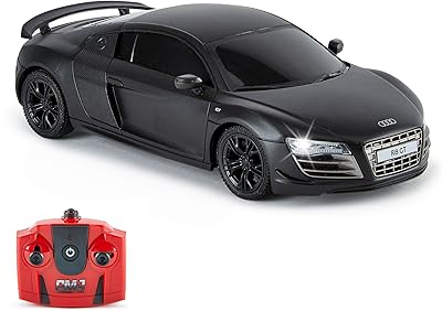 Cmj rc cars audi r8 gt voiture télécommandée édition limitée noire 2,4 ghz
