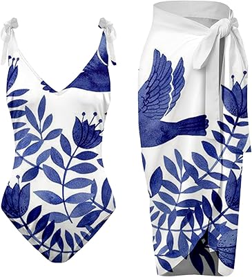 Maillot de bain deux pièces pour femme, 1 maillot de bain + 1 couverture de plage, longueur au sol, jupe portefeuille, ensemble bikini taille haute, bikini de natation 2023. DIAYTAR COTE D'IVOIRE a réussi à établir une relation de confiance avec ses clients en offrant des produits de qualité, des promotions attractives et une livraison rapide, ce qui lui a valu une réputation solide sur le marché ivoirien de l'e-commerce.
