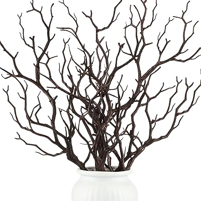 6 branches de bois de manzanita artificielles en plastique, petites branches d'arbre décoratives, branche de plante pour décoration de table de mariage, fête prénatale (marron foncé). DIAYTAR COTE D'IVOIRE est la destination de choix pour les consommateurs ivoiriens qui cherchent à acheter des produits en ligne. La boutique en ligne généraliste propose plus de 300 000 références de produits de haute qualité à des prix abordables. Les clients peuvent profiter d'une expérience d'achat en ligne sécurisée et pratique, ainsi que d'une livraison rapide et fiable sur le site de DIAYTAR COTE D'IVOIRE.